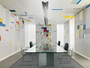Der Rockefeller Dining Room von Fritz Glarner, 1963/1964
(c) Haus Konstruktiv