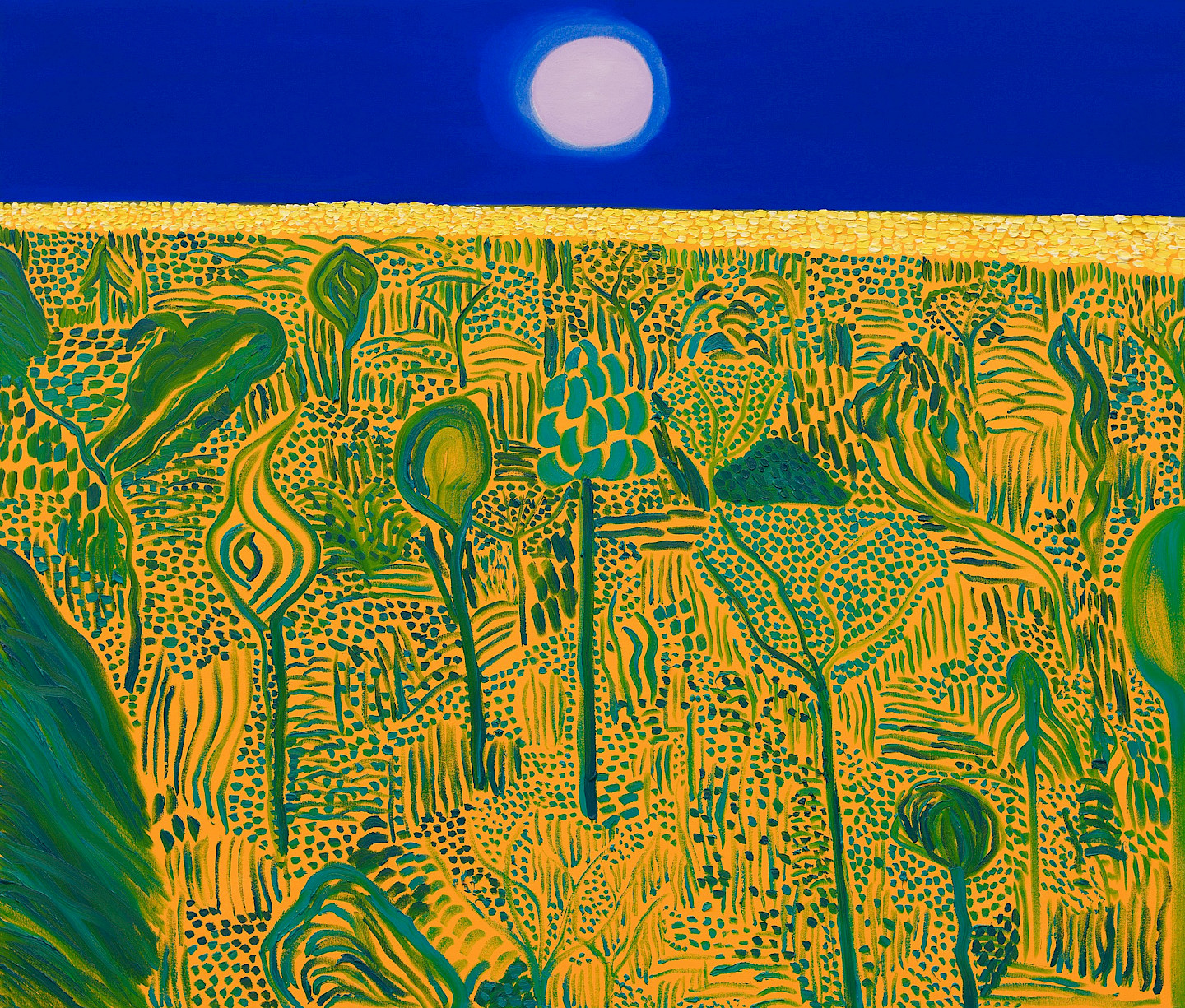 Matthew Wong, Coming of Age Landscape, 2018, Privatsammlung, Courtesy of HomeArt, © 2023, ProLitteris, Zurich