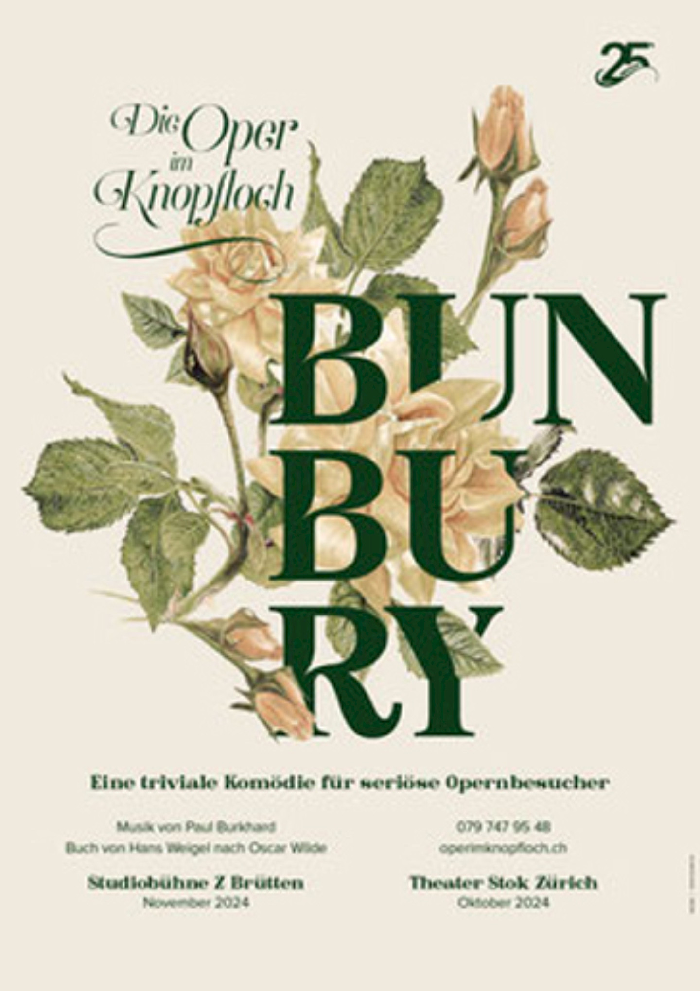 Oper im Knopfloch „Bunbury“