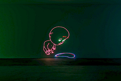 Matt Copson, Coming of Age (Trilogy), 2020-2025. Installation view at KW Institute for Contemporary Art, Berlin 2025, courtesy the artist, Lodovico Corsini Brussels and High Art, Paris; Photo: Frank Sperling