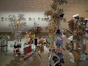 Installation view Klodin ErbCurtain falls dog barks21.9.2025 - 4.1.2026, Aargauer KunsthausPhoto: David Aebi, Burgdorf