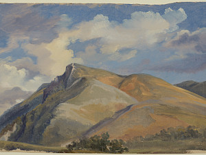 Heinrich Reinhold
Bergrücken bei Subiaco, um 1823