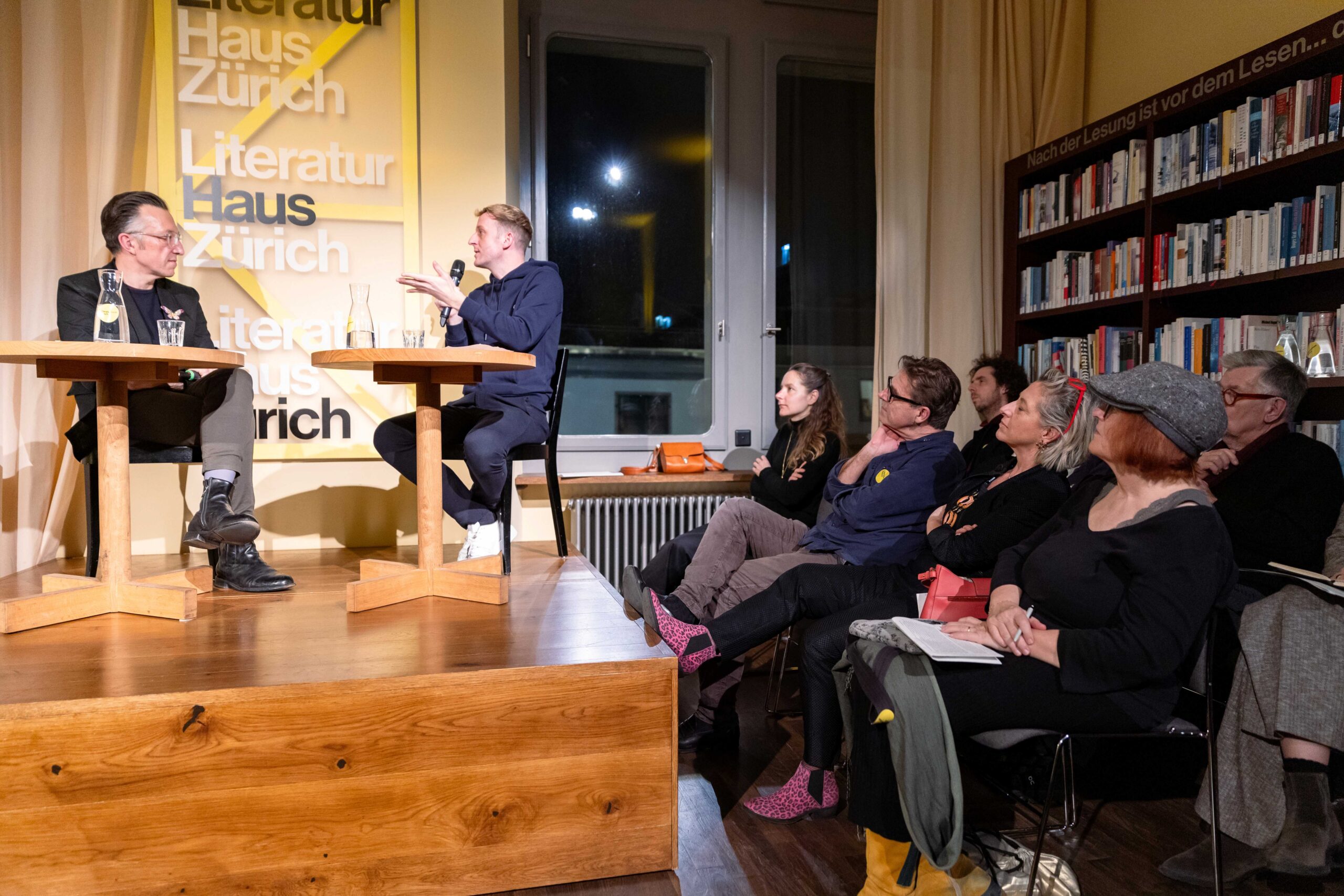 Lukas Bärfuss und Édouard Louis © Anna Korbut
