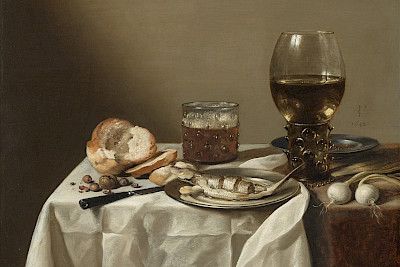 Pieter Claesz
Stillleben mit Glaspokal, 1642 Stiftung Kaiserschild / Johanneum Graz