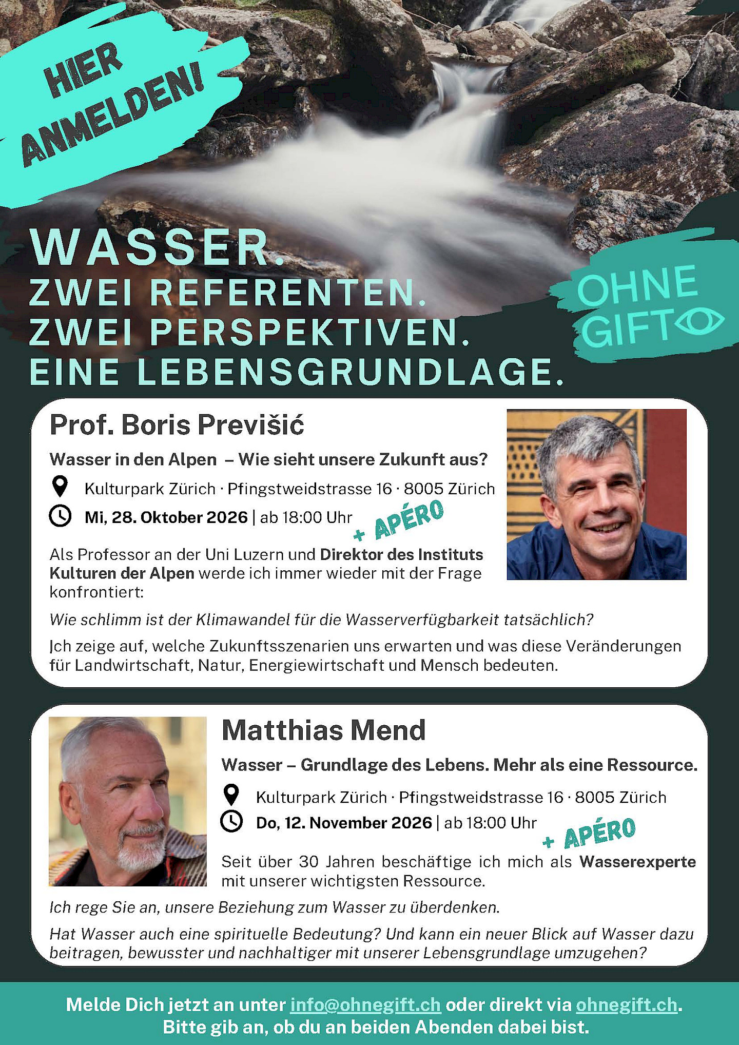 Wasser in den Alpen – Wie sieht unsere Zukunft aus?